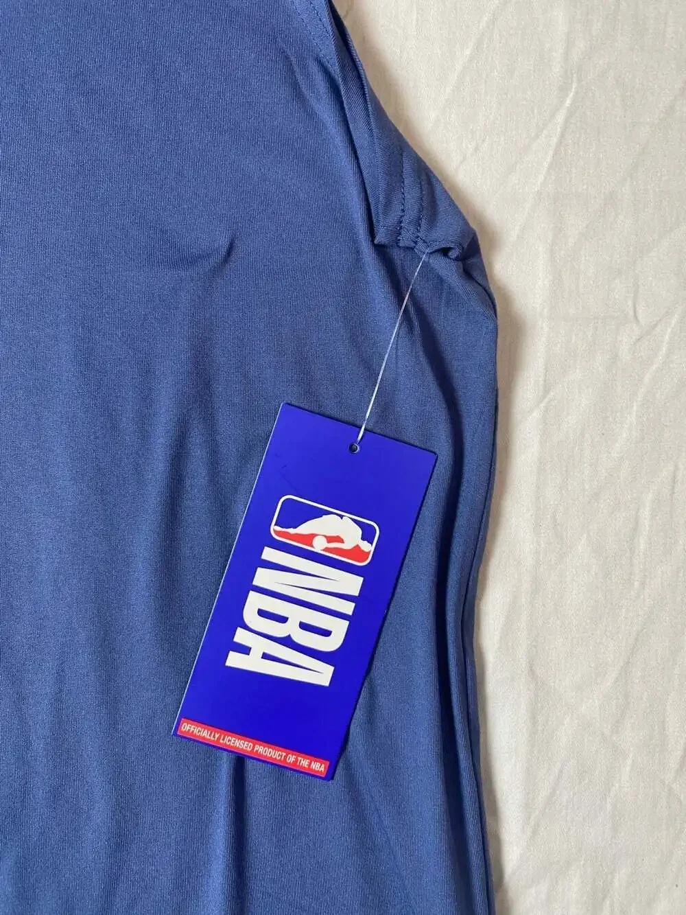 NBA Men's Boxy Fit Sleeveless Tank Top, Blue, Size L (1315)